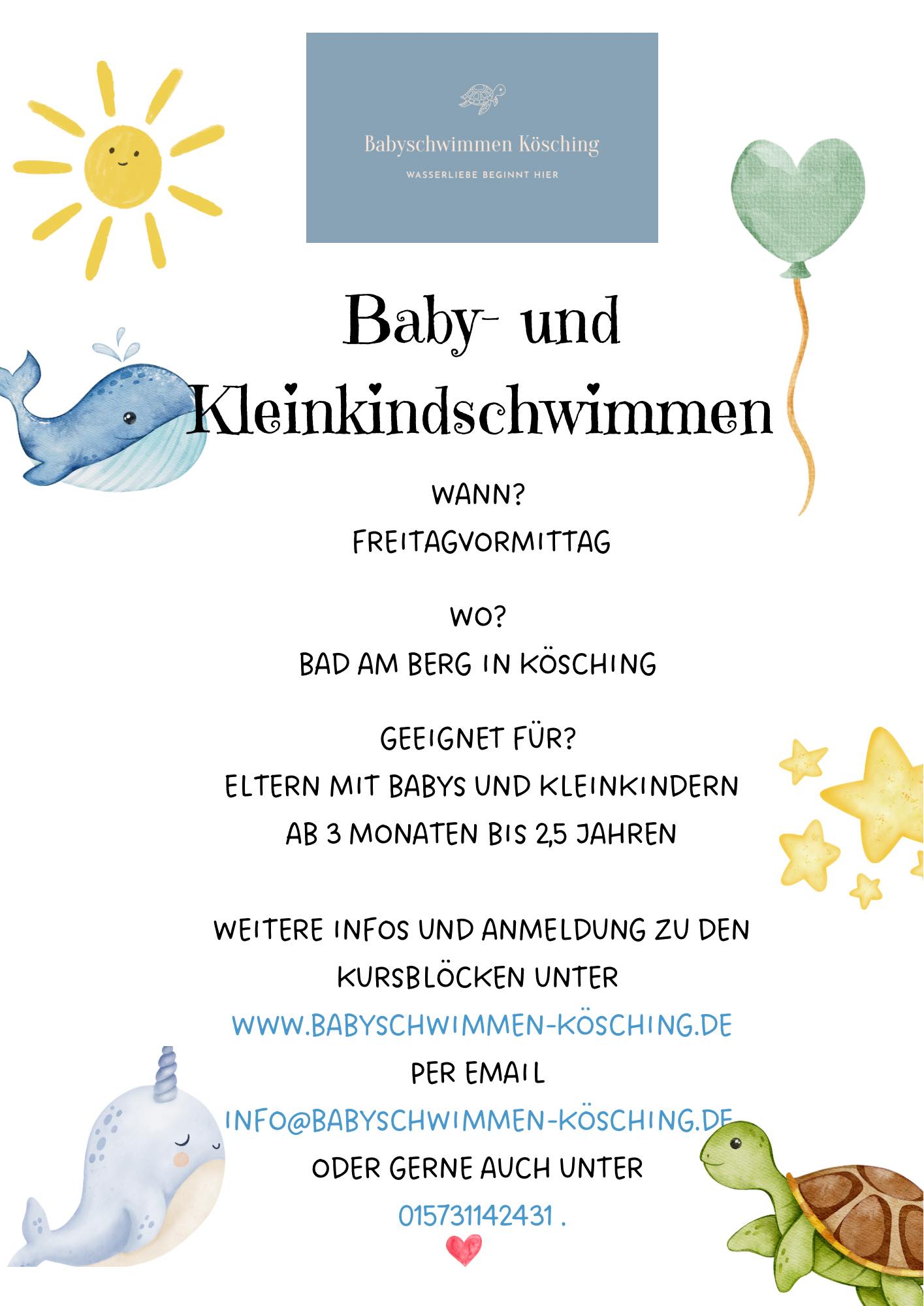 Babyschwimmen Kösching 