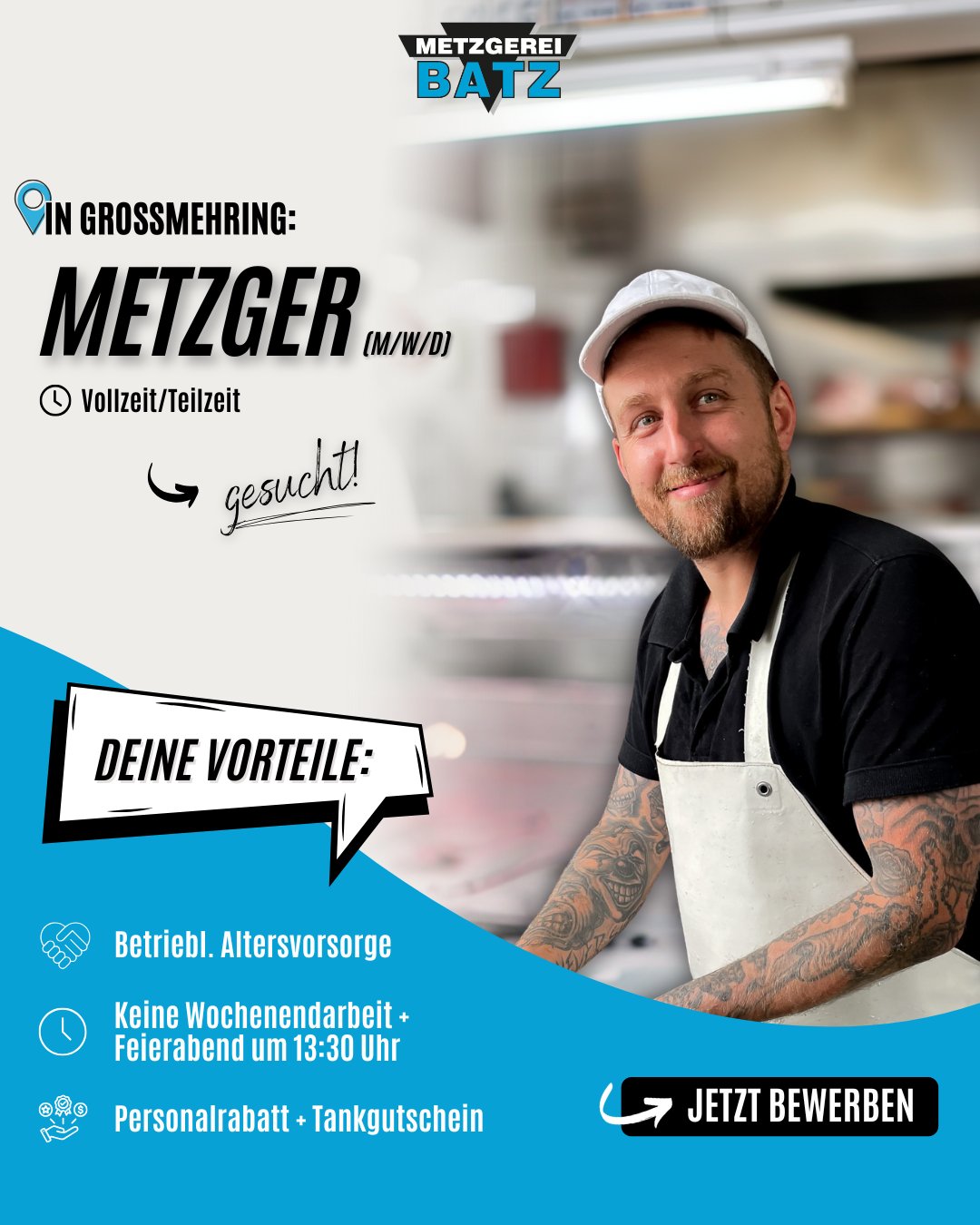 Batz Metzger-Imbiss  - WIR SUCHEN DICH 