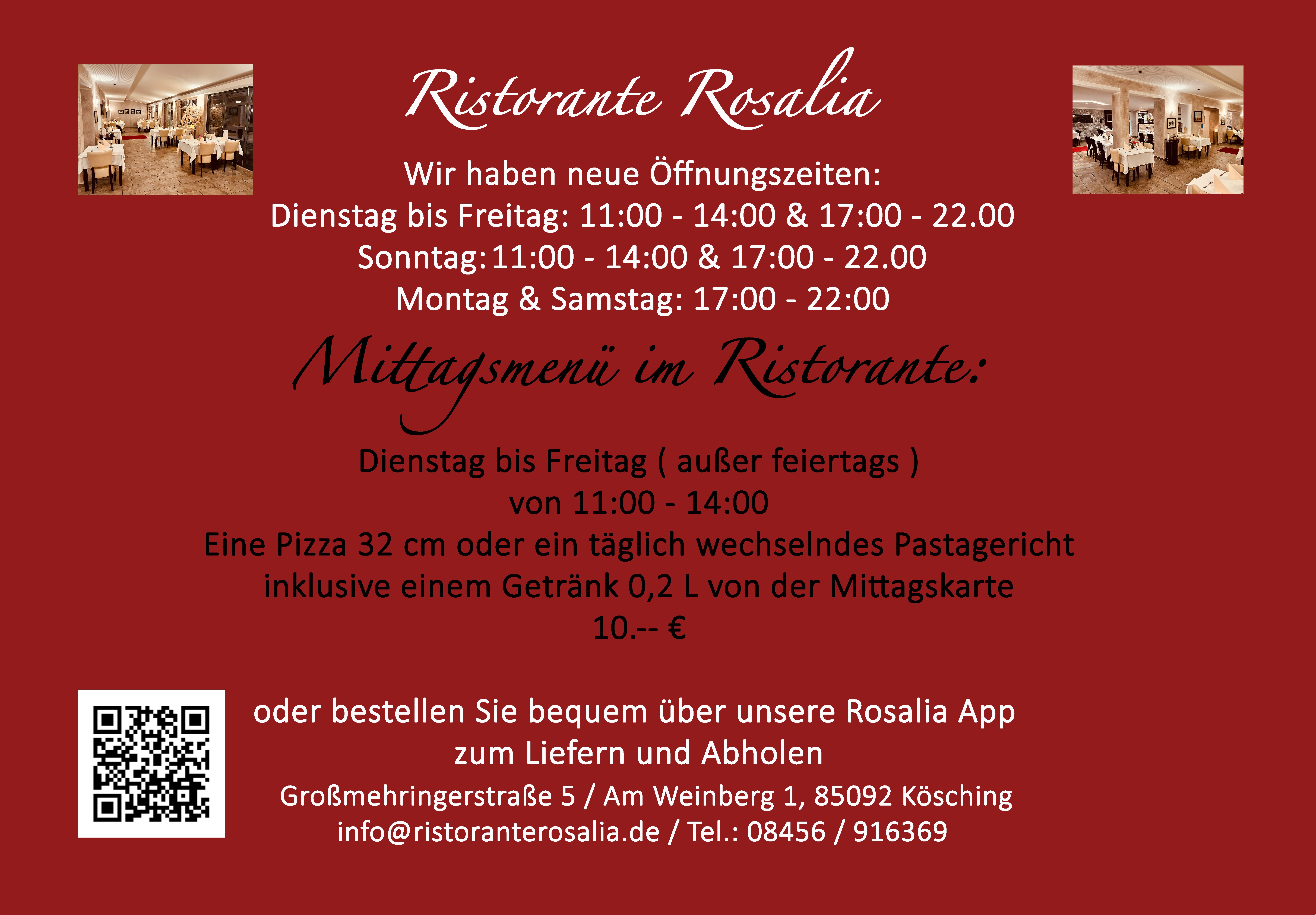 25 Jahre  Ristorante Rosalia Kösching