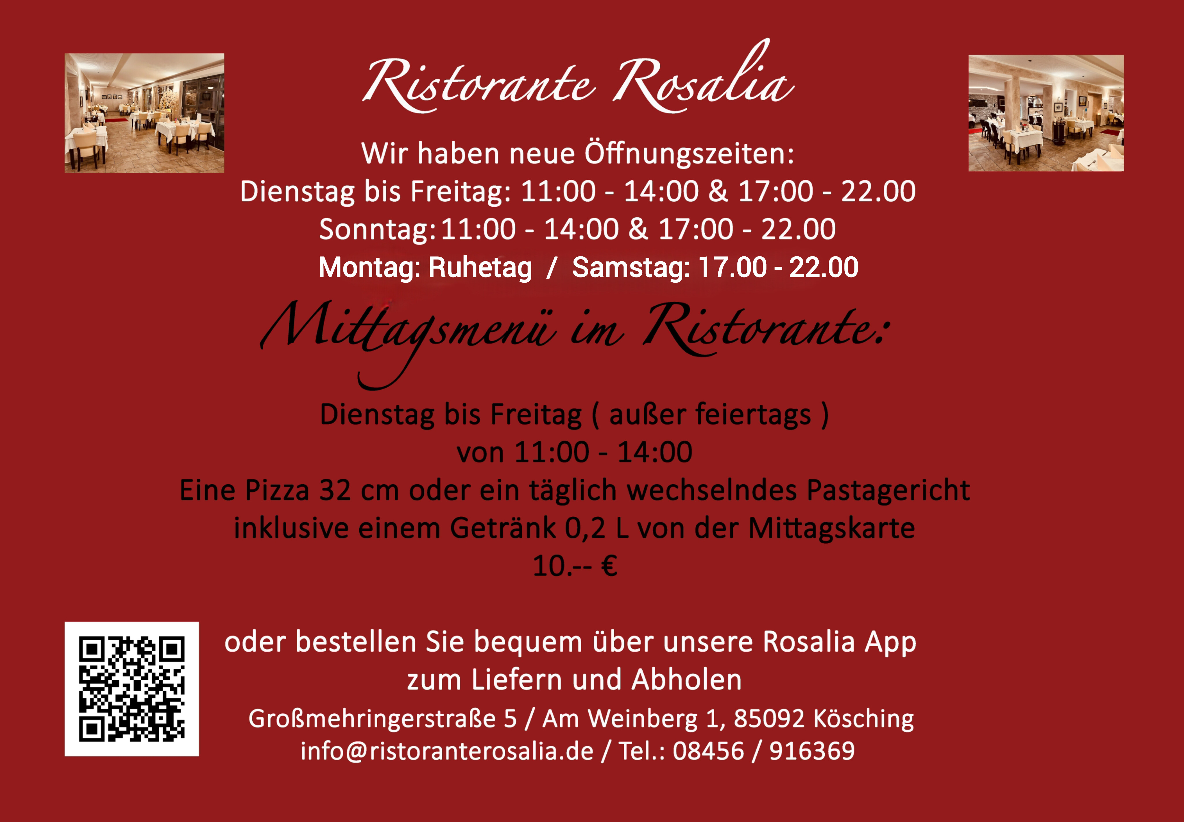 25 Jahre  Ristorante Rosalia Kösching