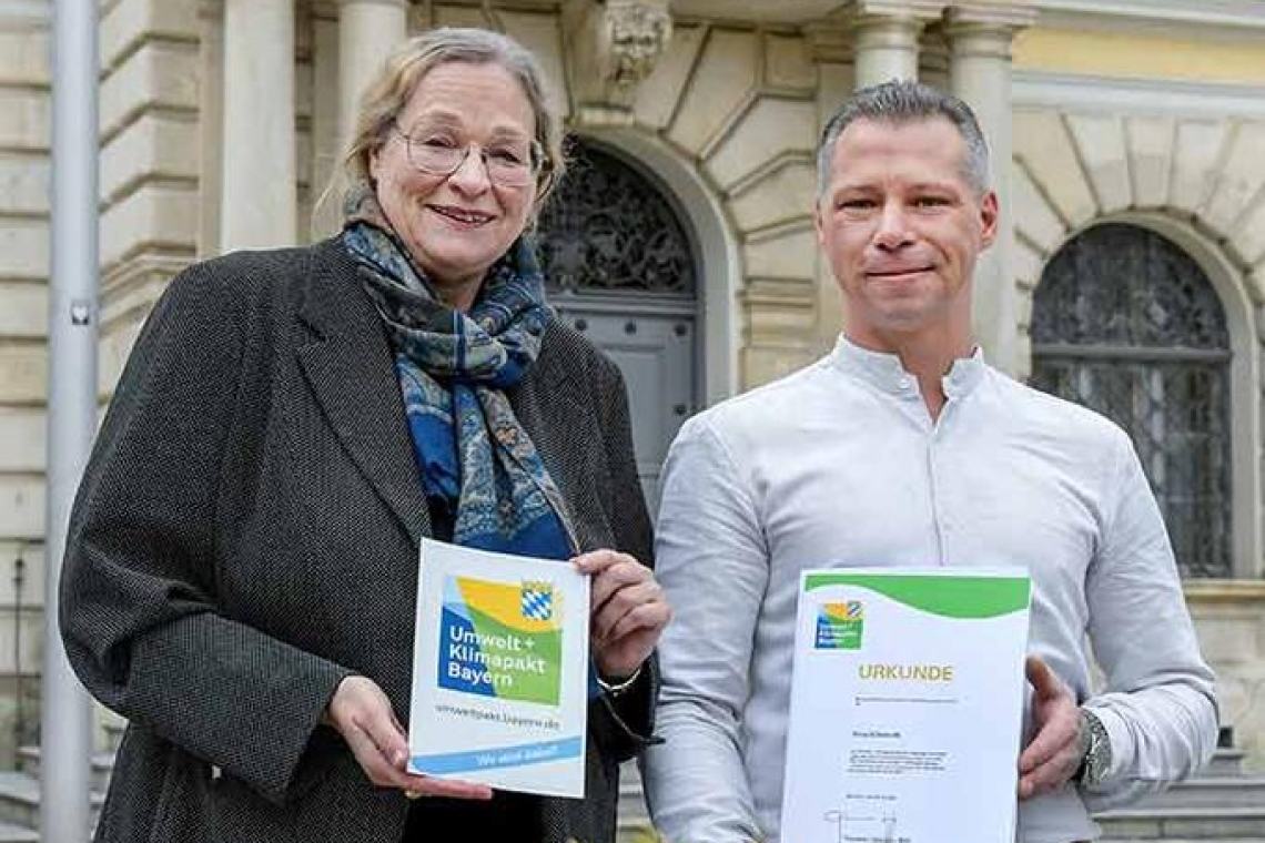 Teilnahme am Umwelt + Klimapakt Bayern - Urkunde für SmartClean-IN