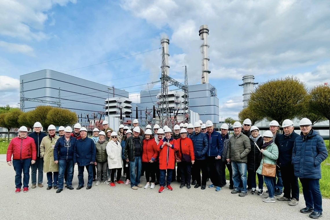 SPD Ortsverein Kösching und Arbeitsgemeinschaft 60plus besichtigten das Uniper Kraftwerk in Irsching 