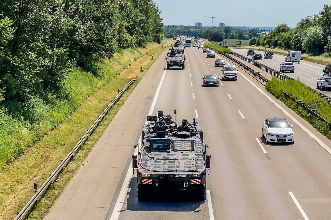 Bundeswehrkonvois auf Straßen in Bayern erwartet 