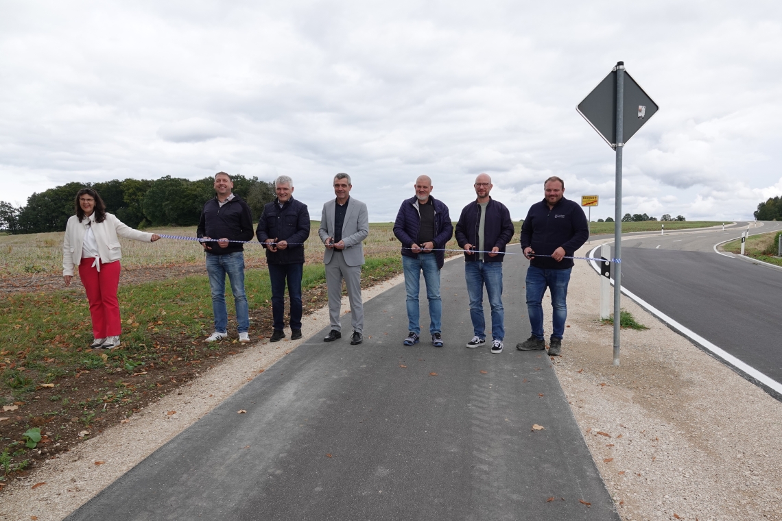 Verkehrsfreigabe des Geh- und Radweges von Hard nach Biesenhard