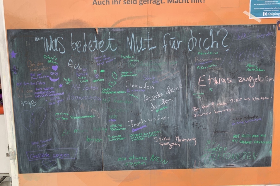 Die Kolping Roadshow zu Gast an der Realschule Kösching 