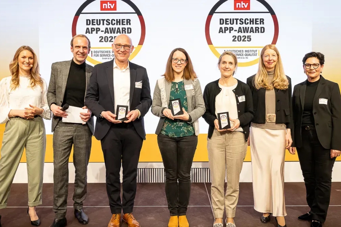 Audi BKK Service-App mit Deutschen App-Award 2025 ausgezeichnet 