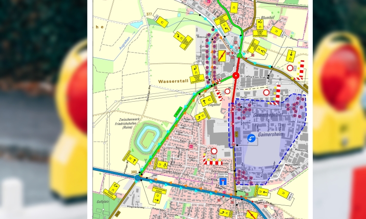 Fahrbahnerneuerung im Gewerbegebiet Gaimersheim