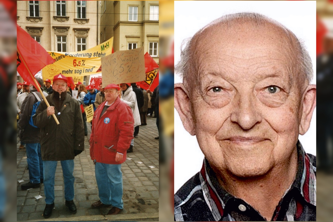 Köschinger Gewerkschaftler und Sozialdemokrat Joseph Bauer verstarb mit 85 Jahren 