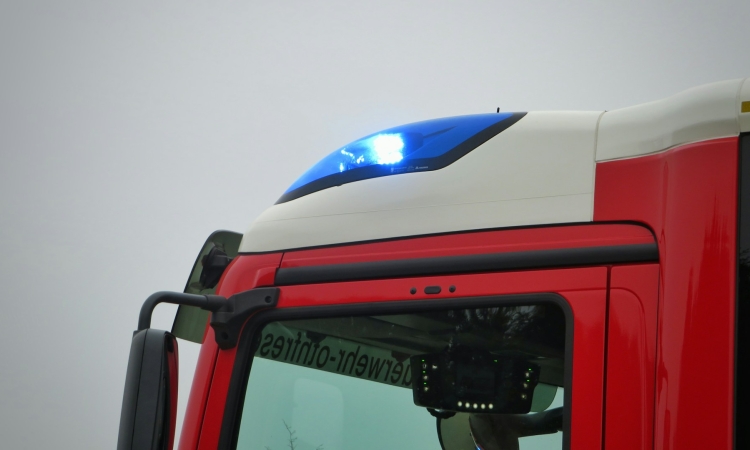 Brand einer Heuballenpresse 