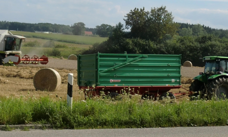 Erntebeginn: Obacht auf Bayerns Straßen! 