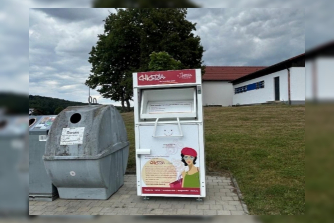 Neuer Altkleidercontainer in Kasing und im Berntal Kösching 