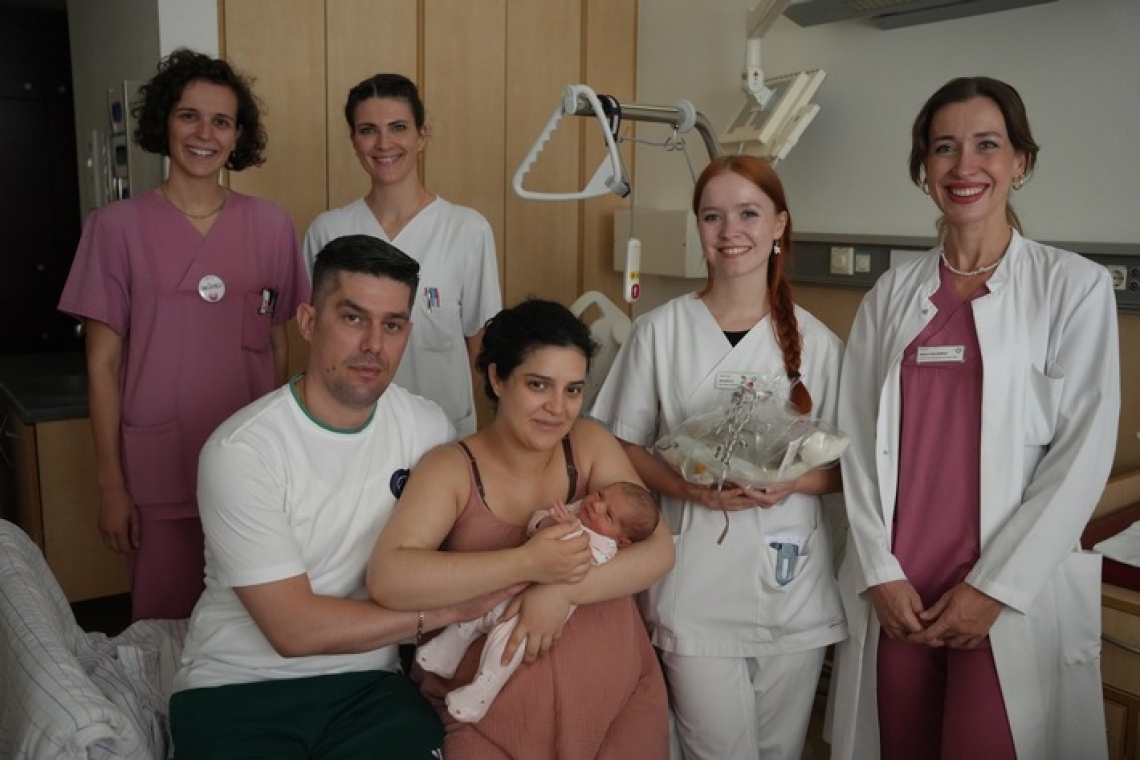 Die kleine Victoria ist das 1500. Baby, das in diesem Jahr im Klinikum Ingolstadt geboren wurde