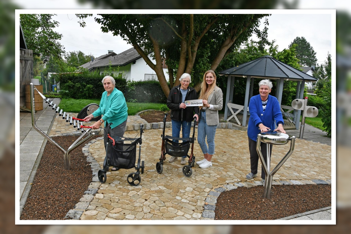 Neuer Garten im Caritas-Seniorenheim Gerolfing dank der Unterstützung von Glücks Spirale