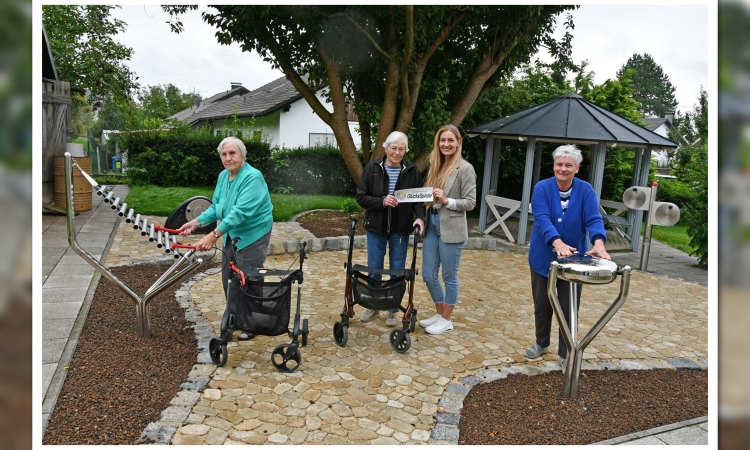 Neuer Garten im Caritas-Seniorenheim Gerolfing dank der Unterstützung von Glücks Spirale